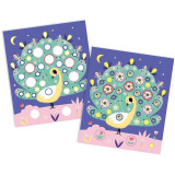 Janod Atelier Pěnové nálepky Květiny Maxi 3+