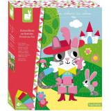 Janod Atelier plstěných nálepky Pohádky Maxi 4+