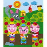 Janod Atelier plstěných nálepky Pohádky Maxi 4+