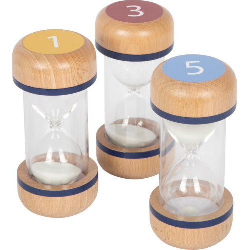 small foot Sada dřevěných přesýpacích hodin