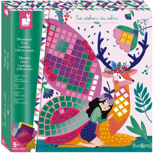 Janod mozaika Víly Atelier Sada Maxi 5+