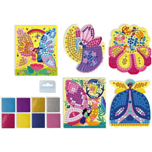 Janod mozaika Víly Atelier Sada Maxi 5+