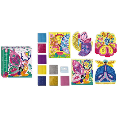 Janod mozaika Víly Atelier Sada Maxi 5+