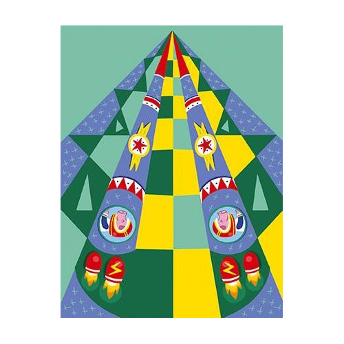 Janod Atelier Origami papírové skládanky Letadla Mini 6+