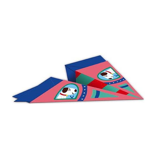 Janod Atelier Origami papírové skládanky Letadla Mini 6+