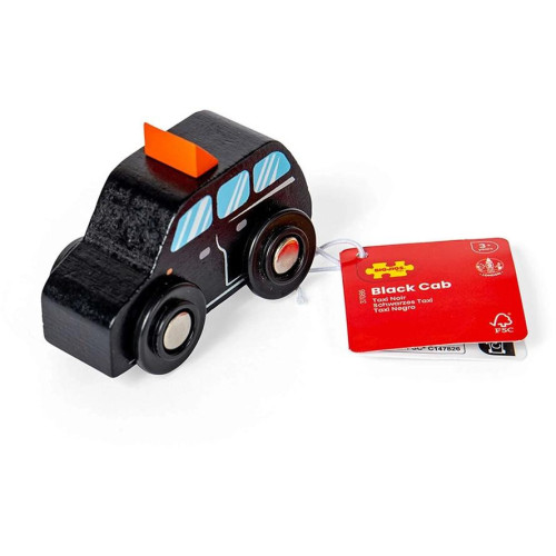 Bigjigs Toys Dřevěné londýnské taxi