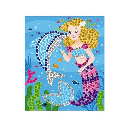 Janod Atelier Mozaika Delfíni a Mořské panny Maxi 7+