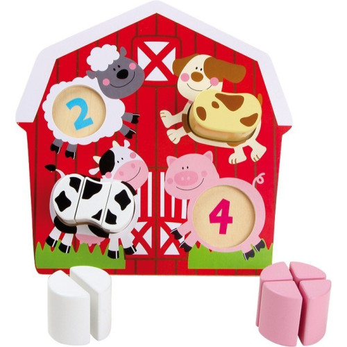 Small Foot Puzzle zvířata na farmě