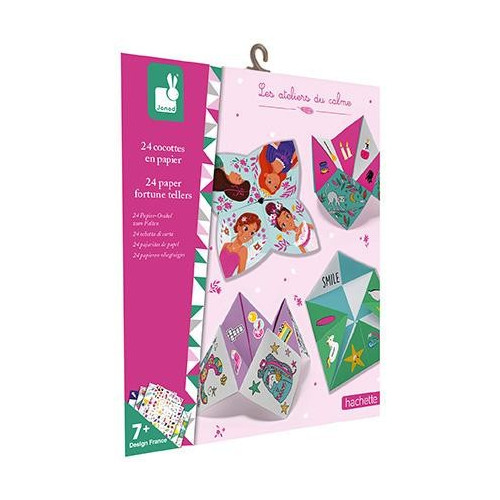 Janod Atelier Origami papírové skládanky Nebe peklo ráj Mini 7+