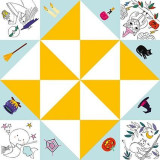 Janod Atelier Origami papírové skládanky Nebe peklo ráj Mini 7+