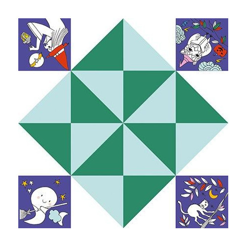 Janod Atelier Origami papírové skládanky Nebe peklo ráj Mini 7+