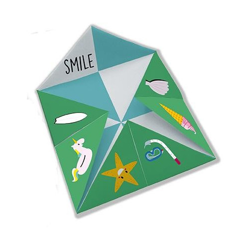 Janod Atelier Origami papírové skládanky Nebe peklo ráj Mini 7+