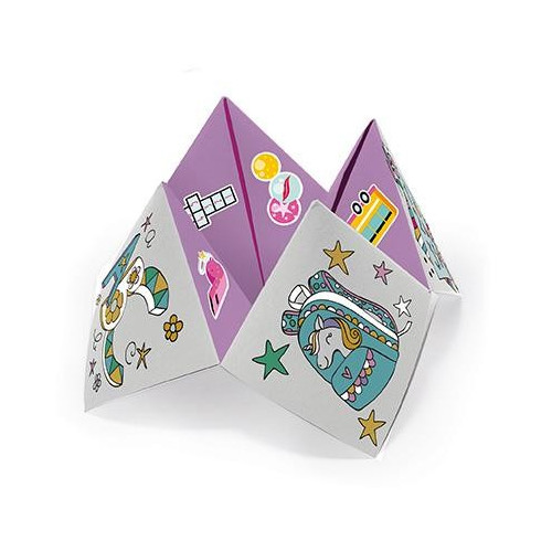 Janod Atelier Origami papírové skládanky Nebe peklo ráj Mini 7+