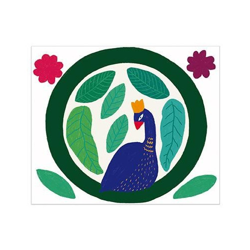 Janod Atelier Páv dekorace na zeď Mini 7+