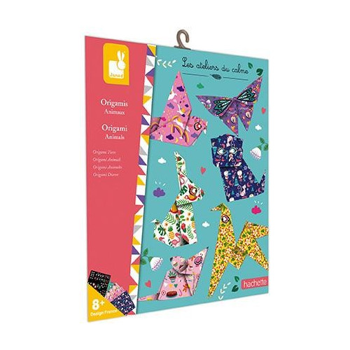 Janod Atelier Origami papírové skládanky Zvířátka Mini 8+
