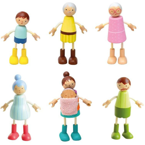 2Kids Toys Panenky do domečku Rodina