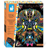 Janod Atelier Malování fixy Zvířátka Maxi 7+