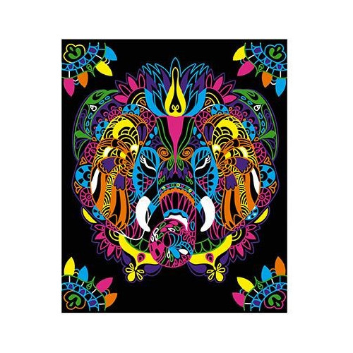 Janod Atelier Malování fixy Zvířátka Maxi 7+