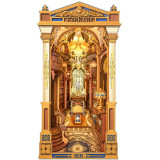 RoboTime 3D skládačka Zarážka na knihy Miniatura domečku Knihovna divů