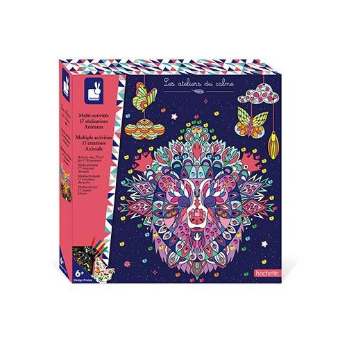 Janod Atelier XXL sada s mnoha aktivitami Zvířátka Maxi 6+