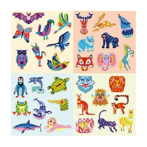 Janod Atelier XXL sada s mnoha aktivitami Zvířátka Maxi 6+