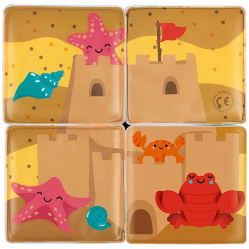 Janod Měkké obrázkové kostky pro nejmenší 4 ks 6 obrázků