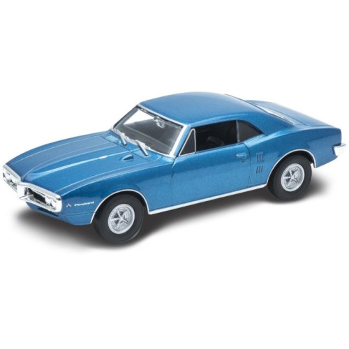 Welly - Pontiac Firebird (1967) model 1:34 stříbrná
