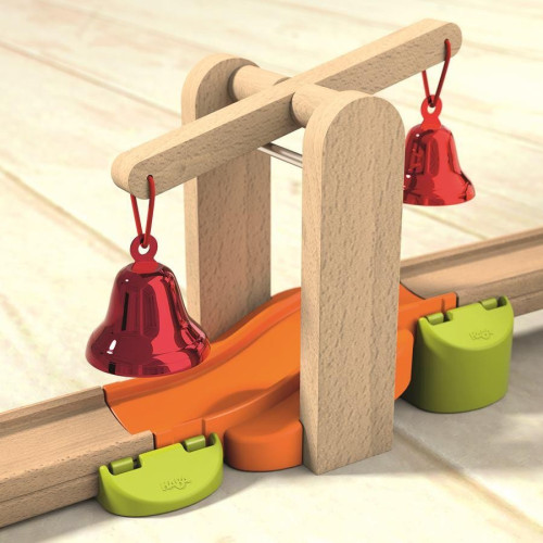 Haba Kullerbu Drevená guličková dráha so zvončekmi a dominom