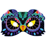 Janod vyškrabovacie obrázky Zvieratá Masky a Okuliare Atelier Sada Mini 5+