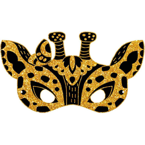 Janod vyškrabovacie obrázky Zvieratá Masky a Okuliare Atelier Sada Mini 5+