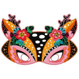 Janod vyškrabovacie obrázky Zvieratá Masky a Okuliare Atelier Sada Mini 5+