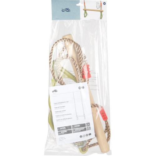 small foot Houpačka s gymnastickými držadly