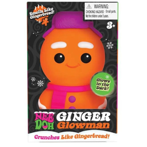 Schylling NeeDoh Mačkací perníček svítící ve tmě