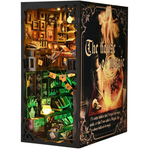2Kids Toys 3D skládačka Zarážka na knihy Miniatura domečku Dům kouzel