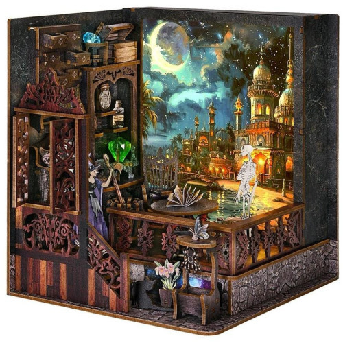 2Kids Toys 3D dřevěná skládačka miniatura domečku Kouzelná komnata