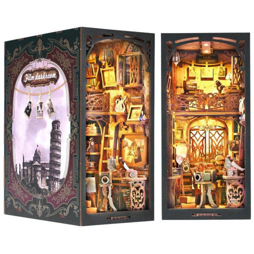 2Kids Toys 3D skládačka Zarážka na knihy Miniatura domečku Doupě fotografa