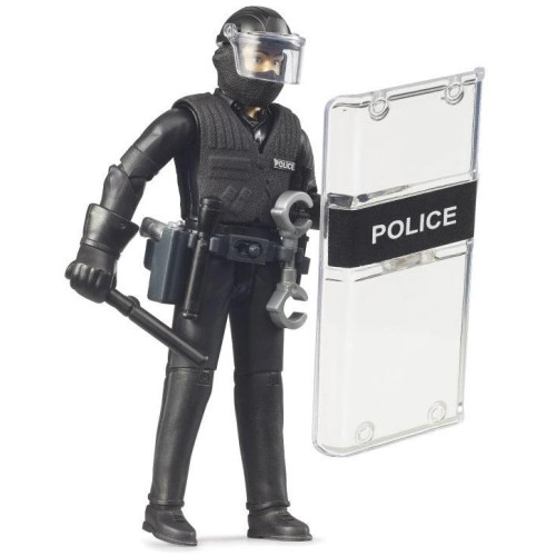Bruder BWORLD Figurka Policista těžkooděnec