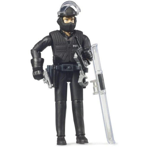 Bruder BWORLD Figurka Policista těžkooděnec