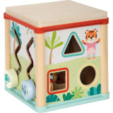 small foot Dřevěná motorická kostka Přátelé z džungle