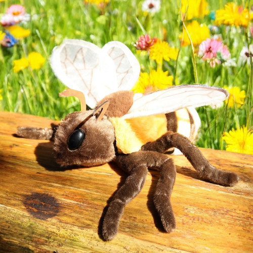 Rappa Plyšová včela 20 cm ECO-FRIENDLY