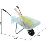 small foot Zahradní kolečko s nářadím