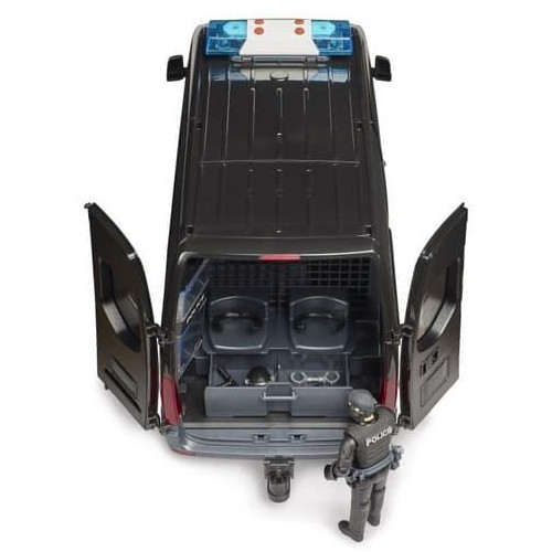 Bruder MB Sprinter s policistou těžkooděncem