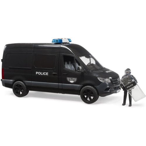 Bruder MB Sprinter s policistou těžkooděncem