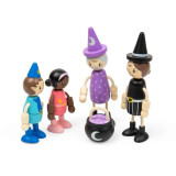 Bigjigs Toys Sada panenek do domečku Pohádkové bytosti