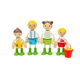 Tidlo Dřevěné panenky do domečku Farmářská rodina