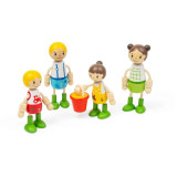 Tidlo Dřevěné panenky do domečku Farmářská rodina