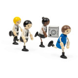 Tidlo Dřevěné postavičky Policisté a zloděj