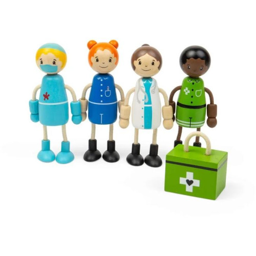 Tidlo Dřevěné postavičky Zdravotníci