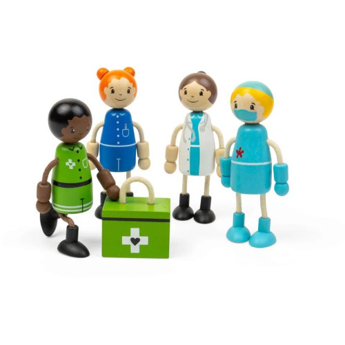 Tidlo Dřevěné postavičky Zdravotníci