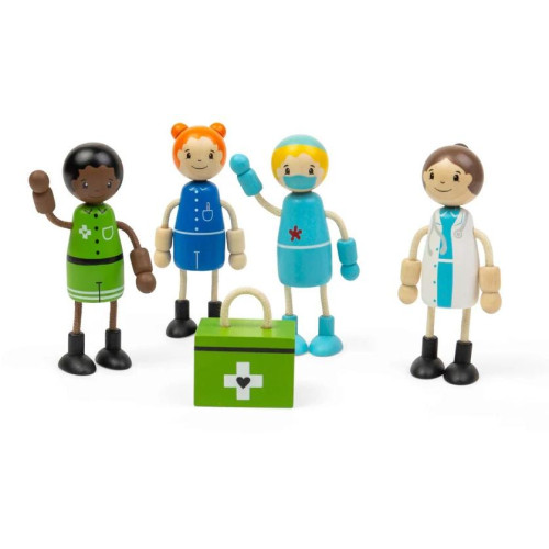 Tidlo Dřevěné postavičky Zdravotníci